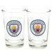 Manchester City FC 2pk Shot Glass Set - Excellent Pick