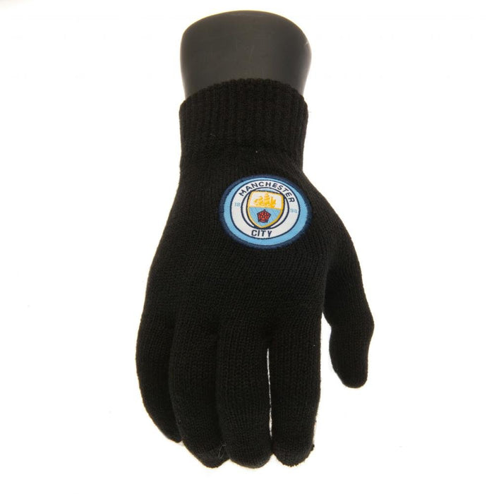 Manchester City FC Knitted Gloves Junior - Excellent Pick