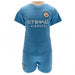 Manchester City Fc Shirt Short Set 3 6 Mths Sq - Excellent Pick
