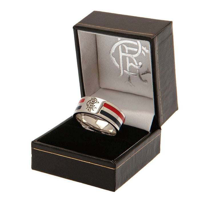 Rangers FC Colour Stripe Ring Large - Excellent Pick