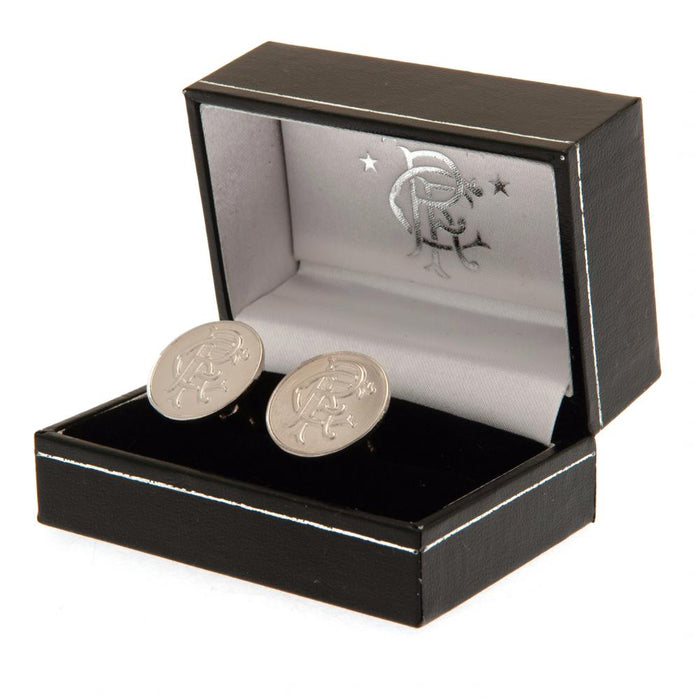 Rangers FC Silver Plated Formed Cufflinks - Excellent Pick