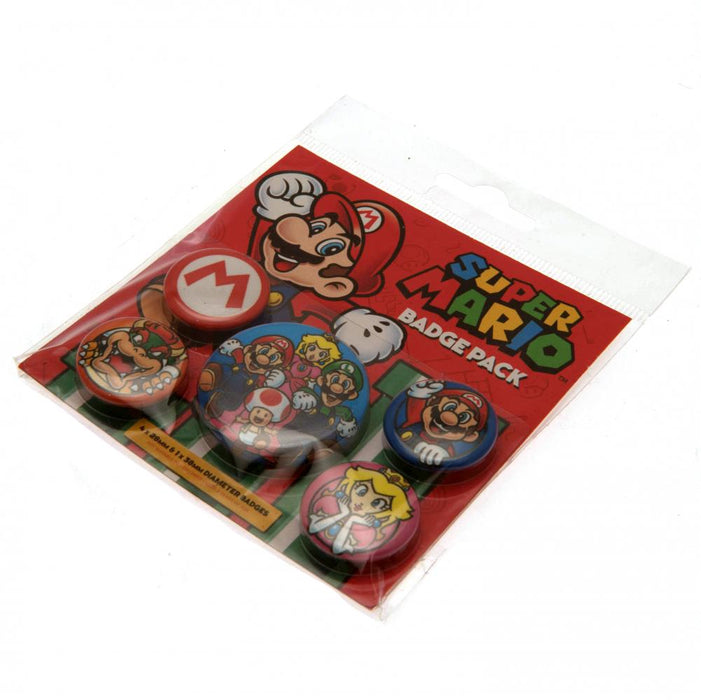 Super Mario Button Badge Set - Excellent Pick