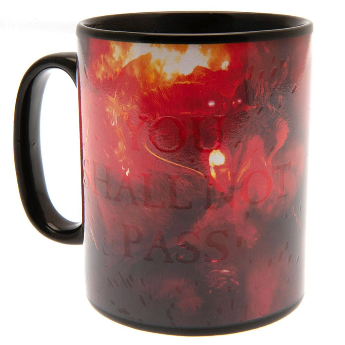 The Lord Of The Rings Heat Changing Mega Mug Shall Not Pass - Excellent Pick