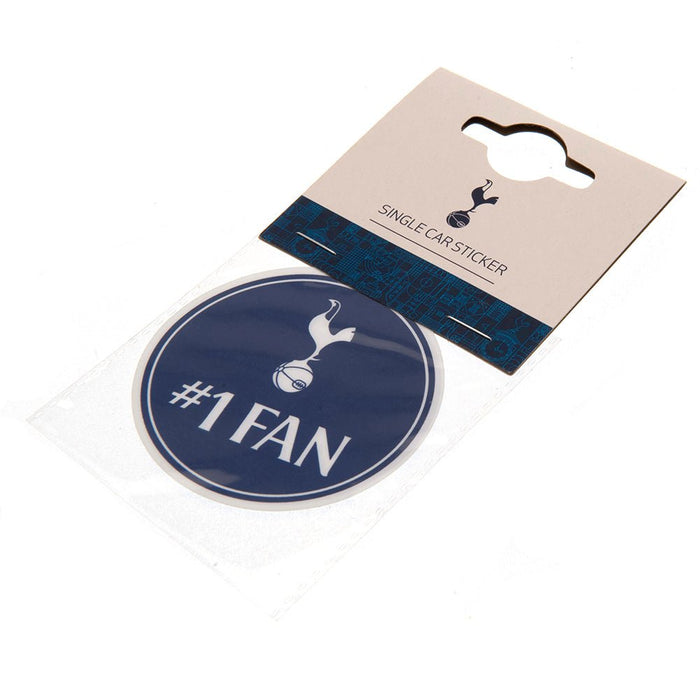 Tottenham Hotspur FC Single Car Sticker No. 1 Fan - Excellent Pick