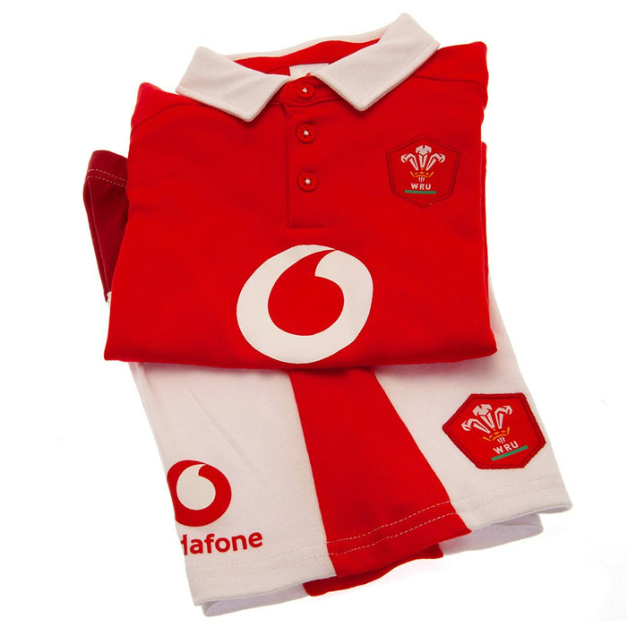 Wales RU Shirt & Short Set 12/18 mths SP - Excellent Pick