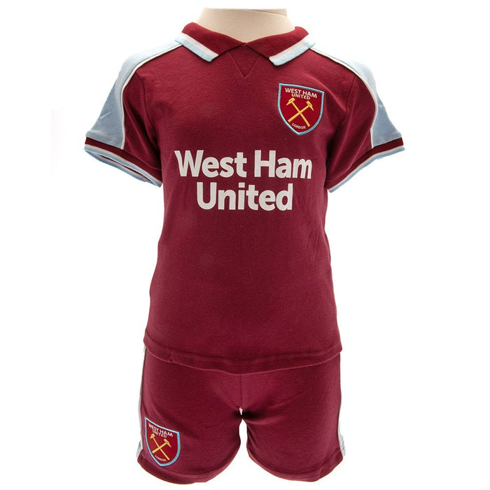 West Ham United FC Shirt & Short Set 6-9 Mths CS - Excellent Pick