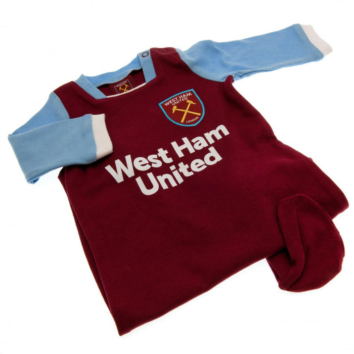 West Ham United FC Sleepsuit 9/12 mths - Excellent Pick