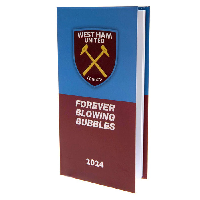 West Ham United FC Slim Diary 2024 - Excellent Pick