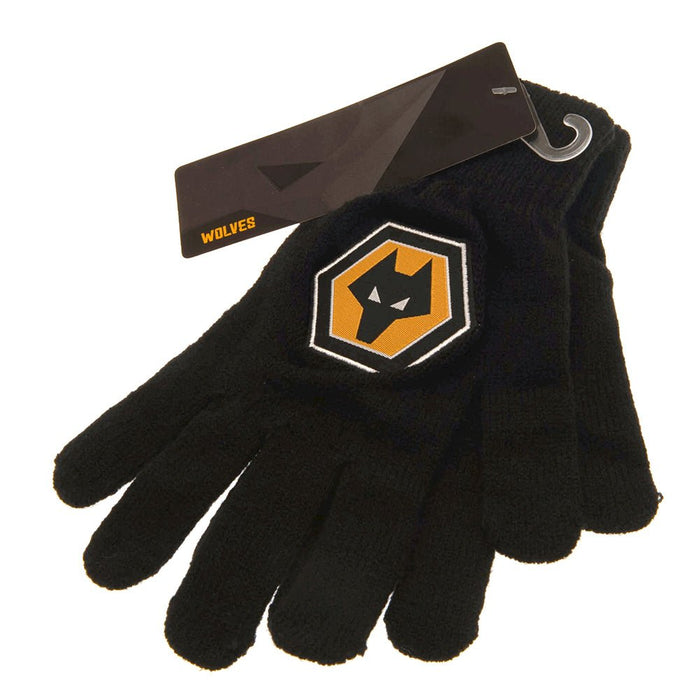 Wolverhampton Wanderers FC Knitted Gloves Junior - Excellent Pick